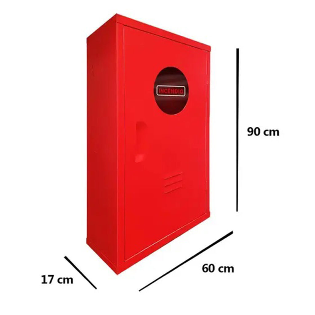 Caixa de Incêndio 90x60x17cm Sobrepor Fontal Extintores